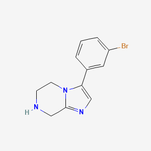 3-(3-Bromophenyl)-5,6,7,8-tetrahydroimidazo[1,2-A]pyrazine