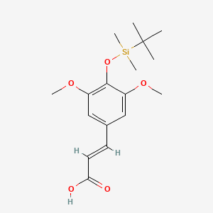 (2E)-3-[4-[[(1,1-Dimethylethyl)dimethylsilyl]oxy]-3,5-dimethoxyphenyl]-2-propenoic Acid