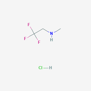 molecular formula C3H7ClF3N B1344234 甲基-(2,2,2-三氟-乙基)-胺盐酸盐 CAS No. 2730-52-1