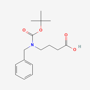 molecular formula C16H23NO4 B1344239 4-[苄基（叔丁氧羰基）氨基]丁酸 CAS No. 213772-01-1
