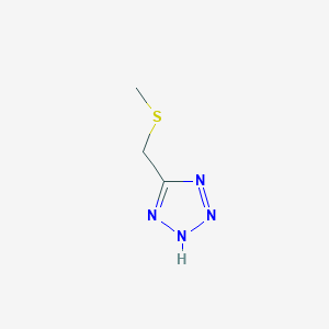 molecular formula C3H6N4S B1344252 5-[(甲硫基)甲基]-1H-四唑 CAS No. 36855-39-7