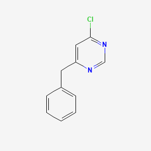 molecular formula C11H9ClN2 B1344264 4-Benzyl-6-chloropyrimidine 
