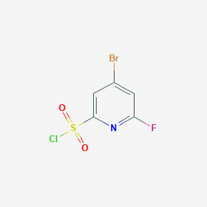 4-Bromo-6-fluoropyridine-2-sulfonyl chloride