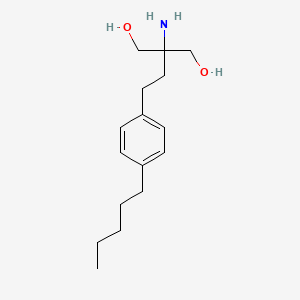 2-Amino-2-[2-(4-pentylphenyl)ethyl]propane-1,3-diol