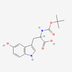 molecular formula C16H20N2O5 B1344270 Boc-5-hydroxy-DL-tryptophan CAS No. 185525-63-7
