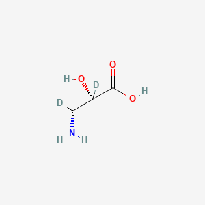 (2S,3R)-3-amino-2,3-dideuterio-2-hydroxypropanoic acid