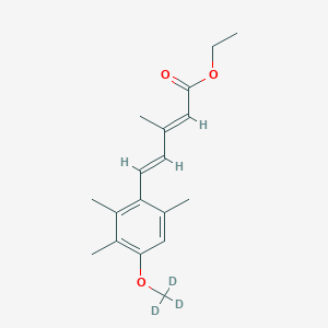 ethyl (2E,4E)-3-methyl-5-[2,3,6-trimethyl-4-(trideuteriomethoxy)phenyl]penta-2,4-dienoate