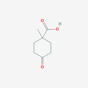 molecular formula C8H12O3 B1344273 1-Methyl-4-oxocyclohexanecarboxylic acid CAS No. 24463-41-0