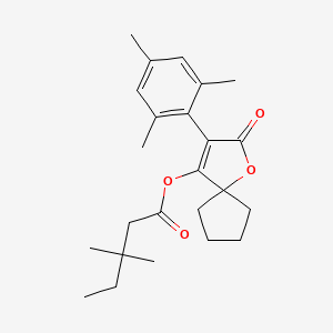 molecular formula C24H32O4 B13442765 Spiromesifen dimethyl pentoic acid ester 