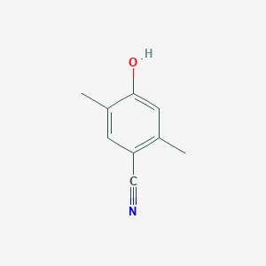 molecular formula C9H9NO B1344278 4-Hydroxy-2,5-dimethylbenzonitrile CAS No. 85223-94-5