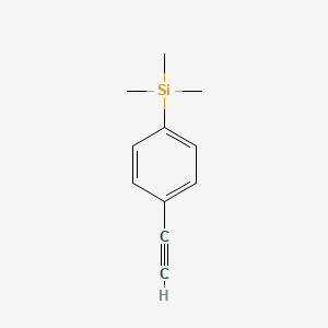 molecular formula C11H14Si B1344288 (4-乙炔基苯基)三甲基硅烷 CAS No. 16116-92-0