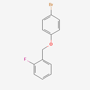 B1344289 1-((4-Bromophenoxy)methyl)-2-fluorobenzene CAS No. 934240-59-2