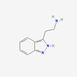 molecular formula C9H11N3 B1344295 2-(1H-吲哚-3-基)乙胺 CAS No. 6814-68-2