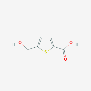molecular formula C6H6O3S B1344300 5-(羟甲基)噻吩-2-甲酸 CAS No. 14282-64-5