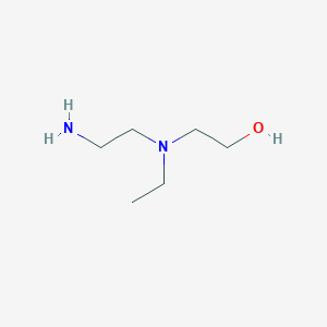 molecular formula C6H16N2O B1344310 2-[(2-氨基乙基)(乙基)氨基]乙醇 CAS No. 5753-48-0