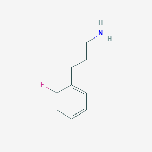 molecular formula C9H12FN B1344314 3-(2-氟苯基)丙-1-胺 CAS No. 91319-62-9