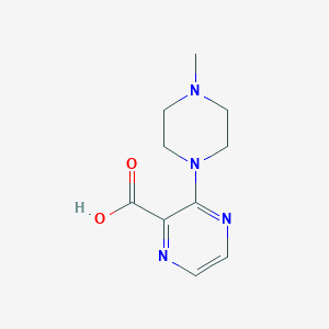 molecular formula C10H14N4O2 B13443152 3-(4-Methylpiperazin-1-yl)pyrazine-2-carboxylic acid 