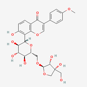 Formononetin-8-C-beta-D-apiofuranosyl-(1->6)-O-beta-D-glucopyranoside