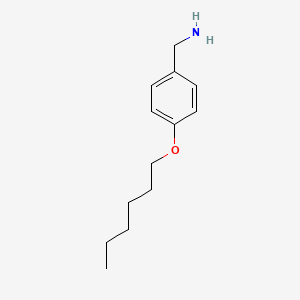 B1344322 4-Hexyloxybenzylamine CAS No. 4950-91-8