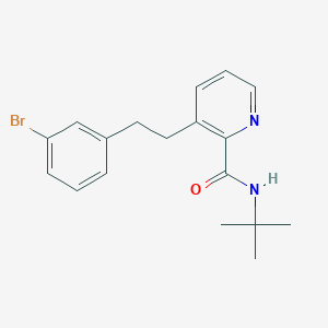 3-[2-(3-Bromophenyl)ethyl]-N-(1,1-dimethylethyl)-2-pyridinecarboxamide