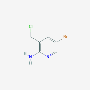 2-Amino-5-bromo-3-(chloromethyl)pyridine