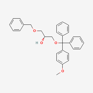 molecular formula C30H30O4 B13443246 (S)-1-[(4-Methoxyphenyl)diphenylmethoxy]-3-(phenylmethoxy)-2-propanol 