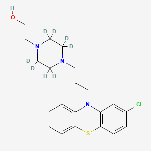 2-[4-[3-(2-Chlorophenothiazin-10-yl)propyl]-2,2,3,3,5,5,6,6-octadeuteriopiperazin-1-yl]ethanol