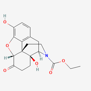 molecular formula C19H21NO6 B13443270 Carbamat Noroxymorphone 