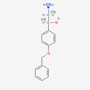 2-Amino-1-(4'-benzyloxyphenyl)ethanol-13C2,15N