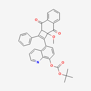 molecular formula C33H27NO6 B13443349 myomiR-IN-1 