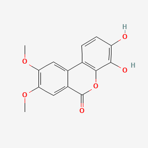 molecular formula C15H12O6 B13443365 8,9-Di-O-methyl-urolithin D 