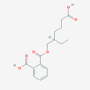 molecular formula C16H20O6 B134434 2-乙基-5-羧基戊基邻苯二甲酸酯 CAS No. 40809-41-4