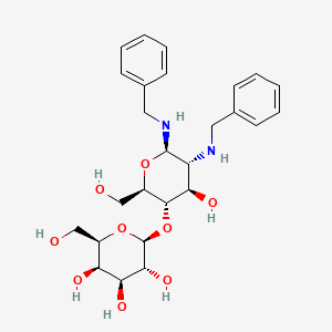 molecular formula C26H36N2O9 B13443416 Des-2-amino-3-hydroxy-di-2,3-aminobenzyl Lactosamine 