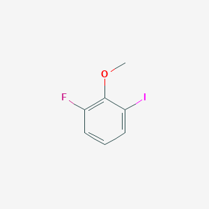 molecular formula C7H6FIO B1344345 2-氟-6-碘苯甲醚 CAS No. 32750-21-3