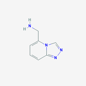 molecular formula C7H8N4 B13443498 [1,2,4]Triazolo[4,3-a]pyridin-5-ylmethanamine 