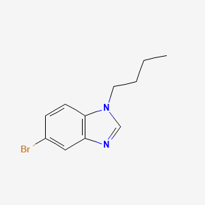 molecular formula C11H13BrN2 B1344352 5-溴-1-丁基-1H-苯并[d]咪唑 CAS No. 406236-04-2