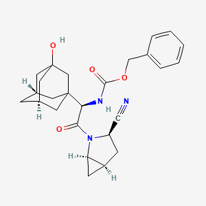 molecular formula C26H31N3O4 B13443526 Saxagliptin N-Carboxybenzyl 