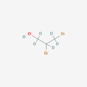 molecular formula C3H6Br2O B13443533 2,3-Dibromo-1-propan-1,1,2,3,3-d5-ol 