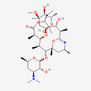 molecular formula C37H66N2O12 B13443543 Erythromycin A 6,10-Imino Ether 