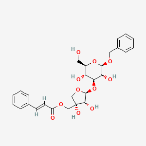 molecular formula C27H32O11 B13443545 Visartiside E 