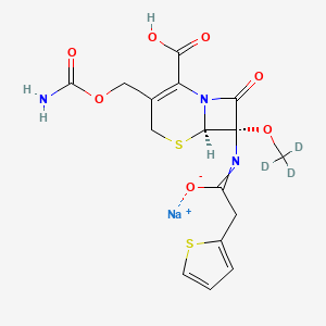 molecular formula C16H16N3NaO7S2 B13443571 Cefoxitin-d3 Sodium Salt 