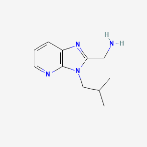 (3-isobutyl-3H-imidazo[4,5-b]pyridin-2-yl)methanamine