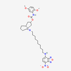 [9-[10-[(4-nitro-2,1,3-benzoxadiazol-7-yl)amino]decyl]-9-azabicyclo[3.3.1]nonan-3-yl] N-(2,5-dimethoxyphenyl)carbamate