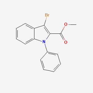 methyl 3-bromo-1-phenyl-1H-indole-2-carboxylate