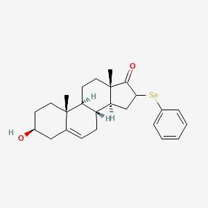 (3beta)-3-Hydroxy-16-(phenylseleno)androst-5-en-17-one