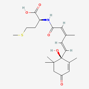 molecular formula C20H29NO5S B13443837 (+)-cis,trans-Abscisic Acid-glycine 