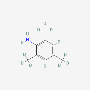 molecular formula C9H13N B13443922 2,4,6-Trimethylbenzeneamine-d11 