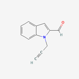 1-(prop-2-yn-1-yl)-1H-indole-2-carbaldehyde