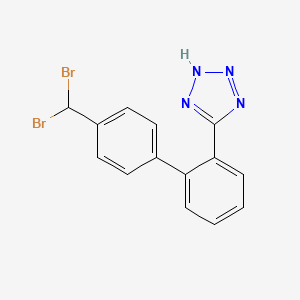 molecular formula C14H10Br2N4 B13444014 Dibromo OTB Tetrazole 