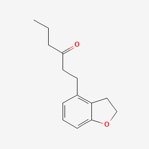 1-(2,3-Dihydro-1-benzofuran-4-yl)hexan-3-one